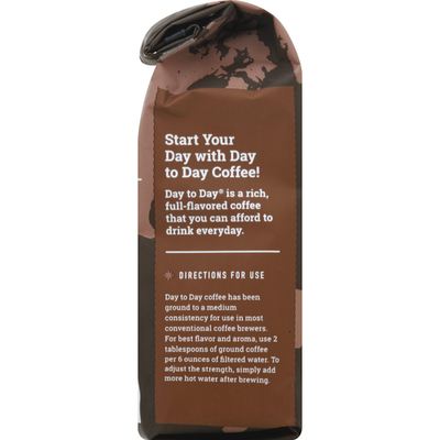 Day to Day Coffee, Ground, Light Roast, Salted Caramel