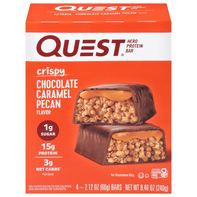 Barre Protéinée Quest - Chocolat Caramel Pécan Croquant