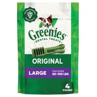 GREENIES Adult Natural Dental Dog Treats - Tamaño Grande