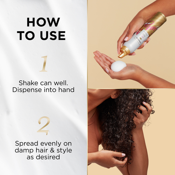 Mousse de coiffage Pantene Boucles Douces