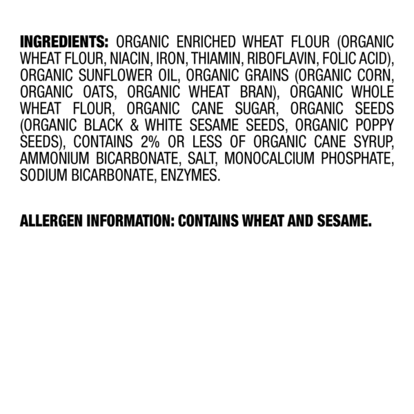 Crackers multi-grains biologiques de Milton