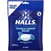 Halls Relief Mentho-Lyptus Cough Suppressant