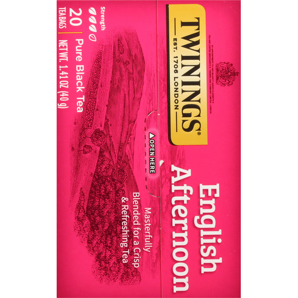 Sachets de thé noir Twinings English Afternoon