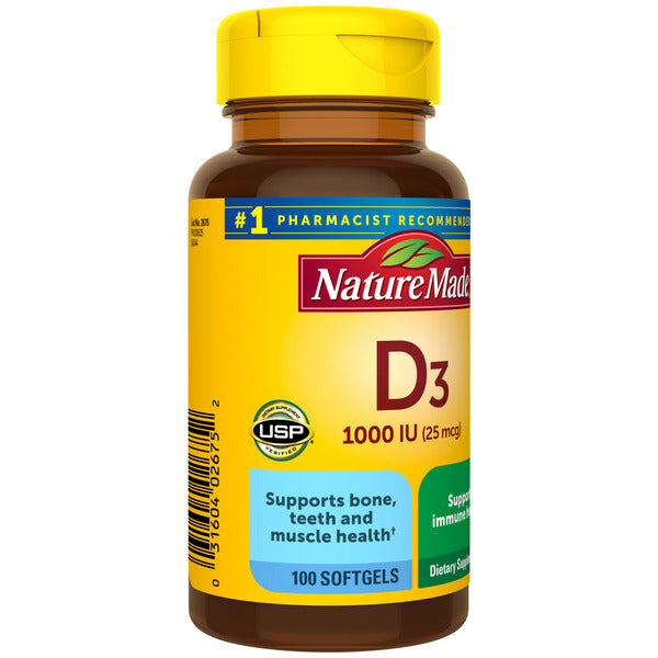 Nature Made Vitamin D3 1000 Liquid Softgel