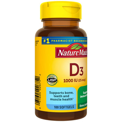 Nature Made Vitamina D3 1000 Softgel Líquido