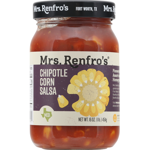 Salsa de maïs chipotle de Mrs. Renfro, moyenne