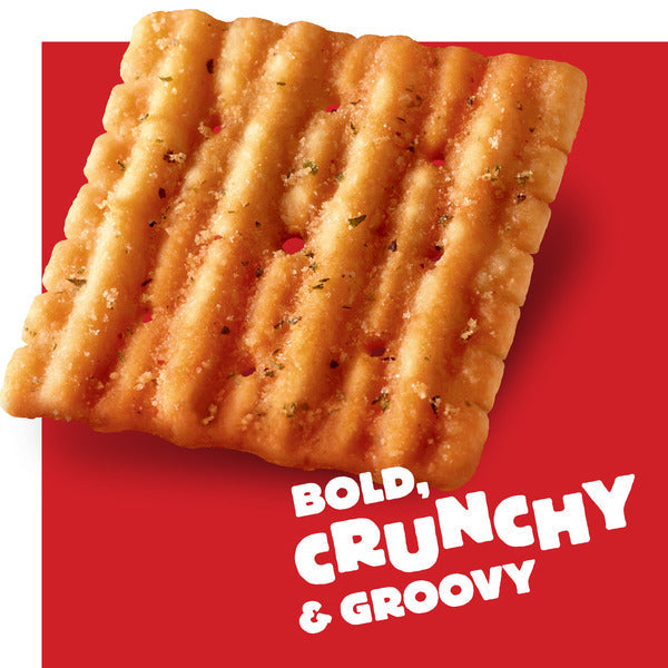 Cheez-It Grooves Bold Cheddar Cheese Crackers - 9 oz