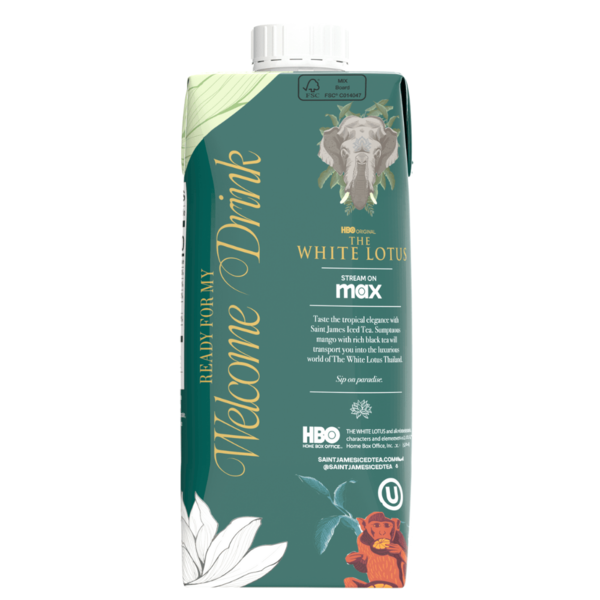 Thé glacé Saint James La Fleur de Lotus Mangue Thé Noir
