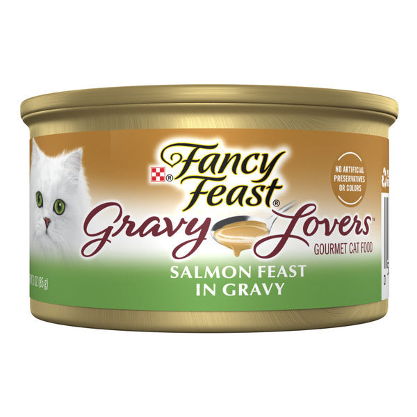 Purina Fancy Feast Gravy Lovers Salmon Feast Gourmet Cat Food