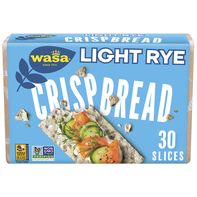 Wasa Light Rye Swedish Style Crispbread Crackers