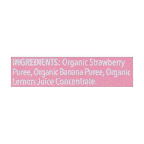 Organic Strawberry & Banana Baby Food Puree