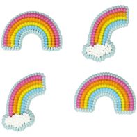 Décorations en glaçage arc-en-ciel Wilton, 12 pièces
