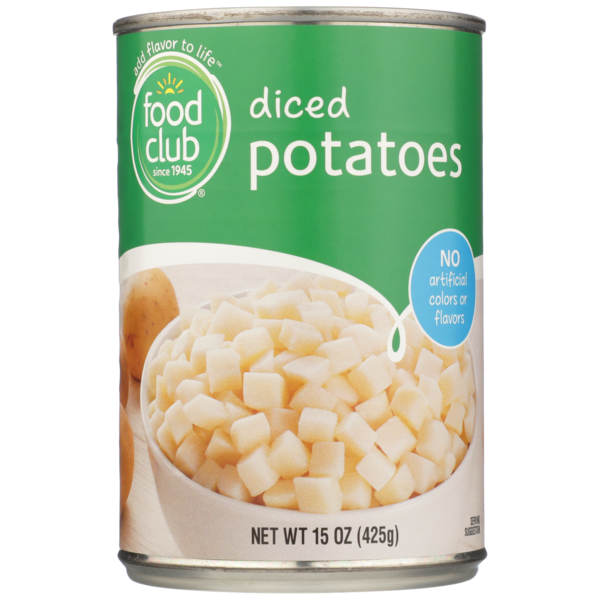 Food Club Diced Potatoes - Premium Quality