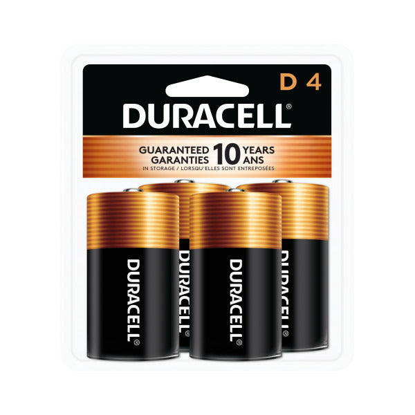 Piles alcalines Duracell Coppertop D - Source d'énergie fiable
