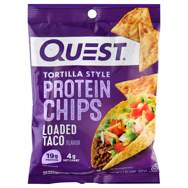 Quest Protein Chips - Loaded Taco Flavor, Tortilla Style