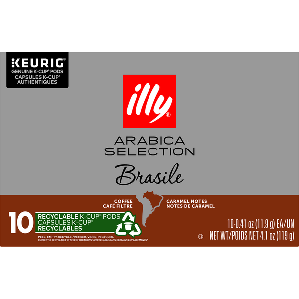 illy Coffee Arabica Selection Brasile K-Cup Pods