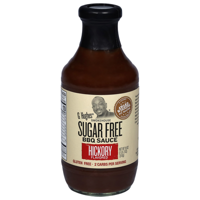 Sauce BBQ G Hughes sans sucre au goût hickory