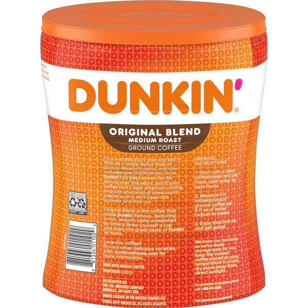 Café Molido de Tueste Medio Original de Dunkin'