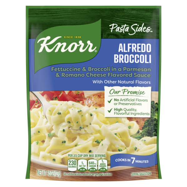 Knorr Pasta Sides Alfredo Brócoli Fettuccine
