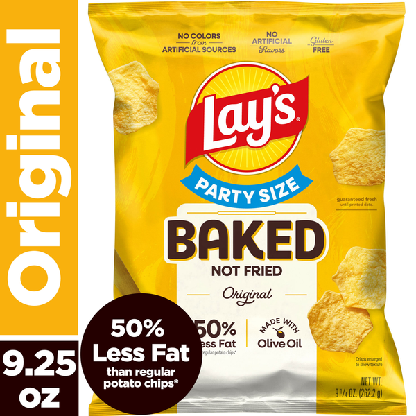 Croustilles de pommes de terre cuites au four Lay's Original