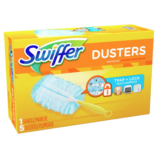 Kit de dépoussiérage Swiffer avec poignée