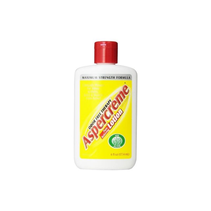Lotion analgésique Aspercreme avec Aloe - 6 Oz