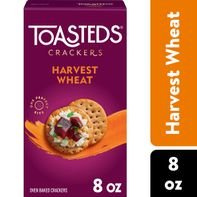 Toasteds Harvest Wheat Crackers - Premium Party Snacks