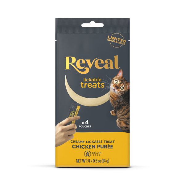 Sachet de friandise en purée de poulet Reveal