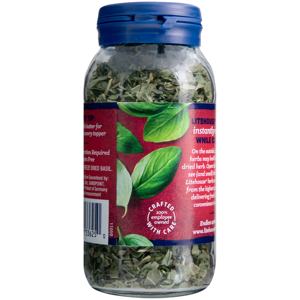 Litehouse Albahaca Liofilizada - Hierba Culinaria Premium