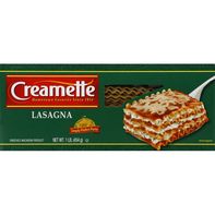 Lasagne Creamette - Pâtes de qualité supérieure