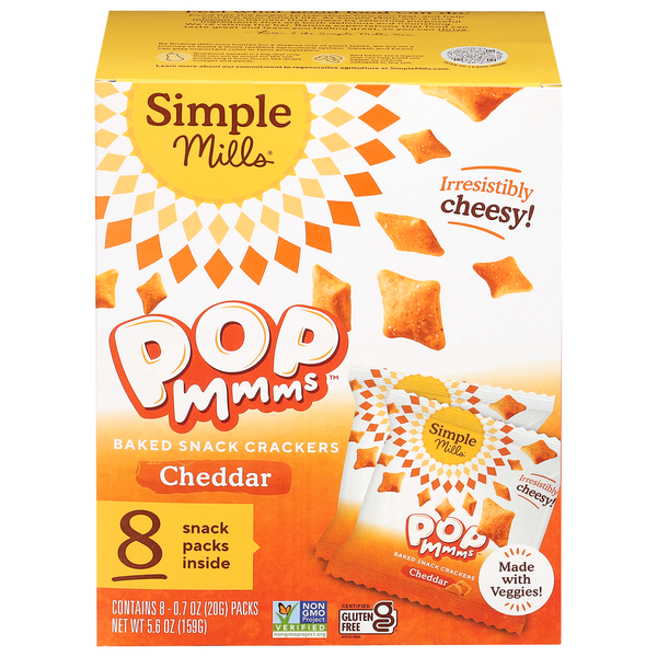 Crackers au cheddar Simple Mills - Perfection cuite