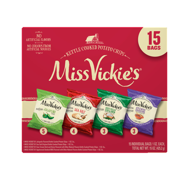Miss Vickie's Kettle Cooked Potato Chips Variety Pack
