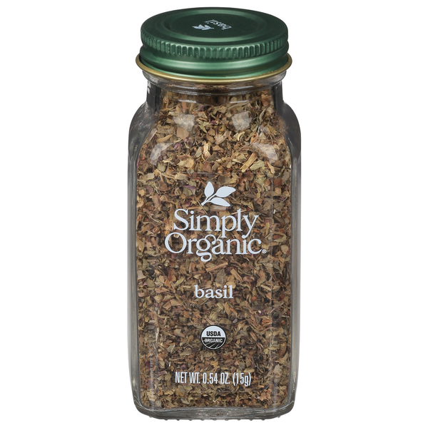 Simply Organic Basil - Premium Culinary Herb