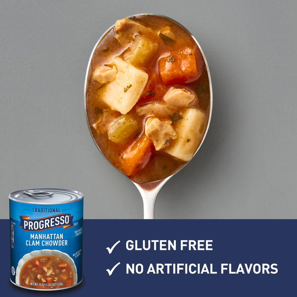 Sopa de almejas Manhattan Progresso