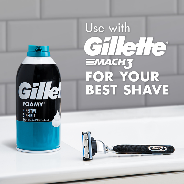 Gillette Foamy Sensitive Shave Foam for Men