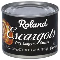 Escargots Roland Foods - Escargots en conserve de qualité supérieure, 2 douzaines