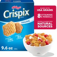 Cereal de desayuno Kellogg's Crispix con 8 vitaminas esenciales