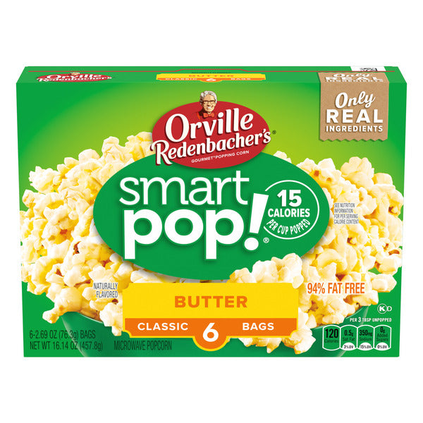 Orville Redenbacher Smart Pop! Butter Microwave Popcorn