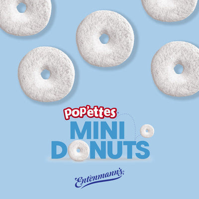 Entenmann's Pop’ettes Powdered Mini Donuts - 9 oz