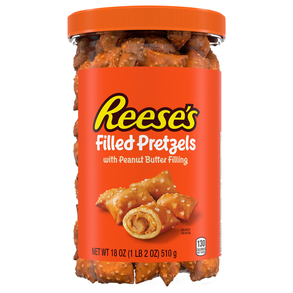 Bretzels fourrés Reese's avec garniture au beurre de cacahuète