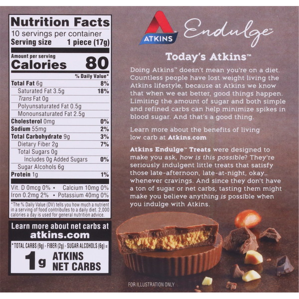 Atkins Cups au Beurre de Cacahuète - Délice Indulgent