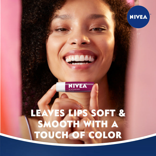 NIVEA Blackberry Flavored Tinted Lip Balm