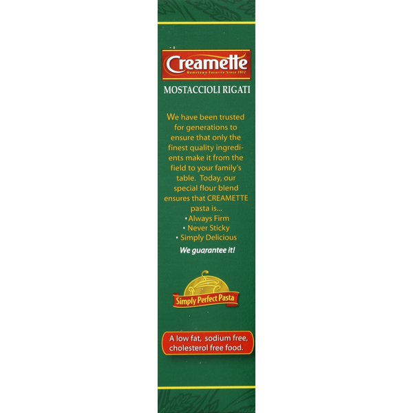 Creamette Mostaccioli Rigati - Premium Pasta