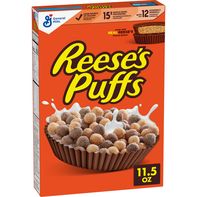 Céréales au chocolat et beurre de cacahuète REESE'S PUFFS de General Mills
