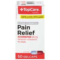 TopCare Extra Strength Pain Relief Gel, 500 mg