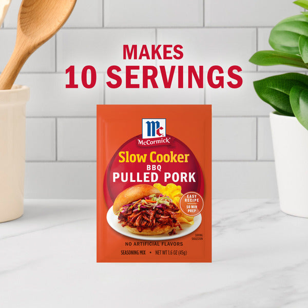 Mélange d'assaisonnement pour porc effiloché barbecue à cuisson lente McCormick®
