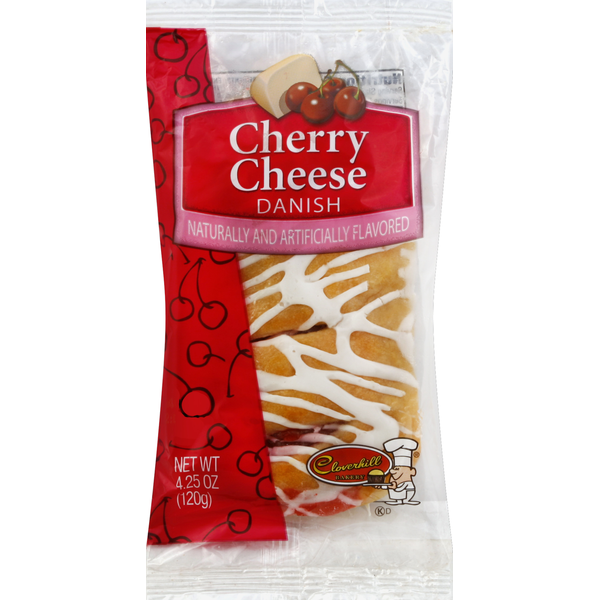 Danish de Queso con Cereza de Cloverhill Bakery
