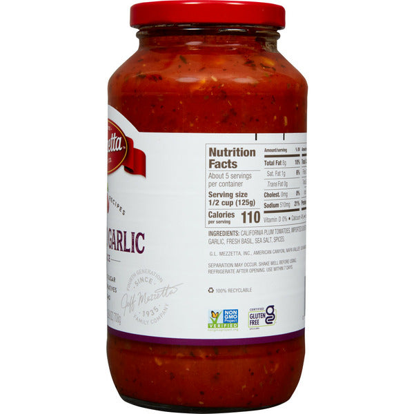 Sauce à l'ail rôti Mezzetta Family Recipes