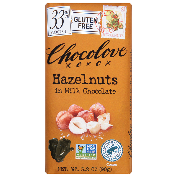 Chocolove Noisettes dans du Chocolat au Lait