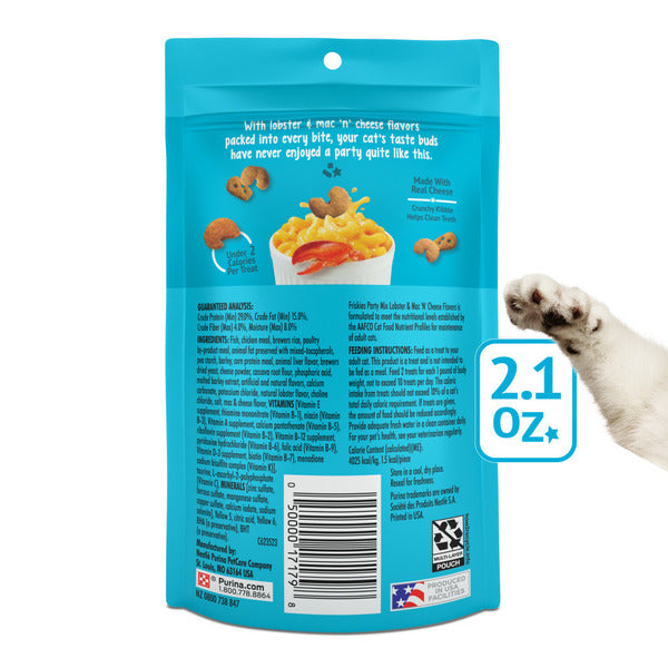 Purina Friskies Friandises pour Chats - Party Mix Homard & Macaroni au Fromage